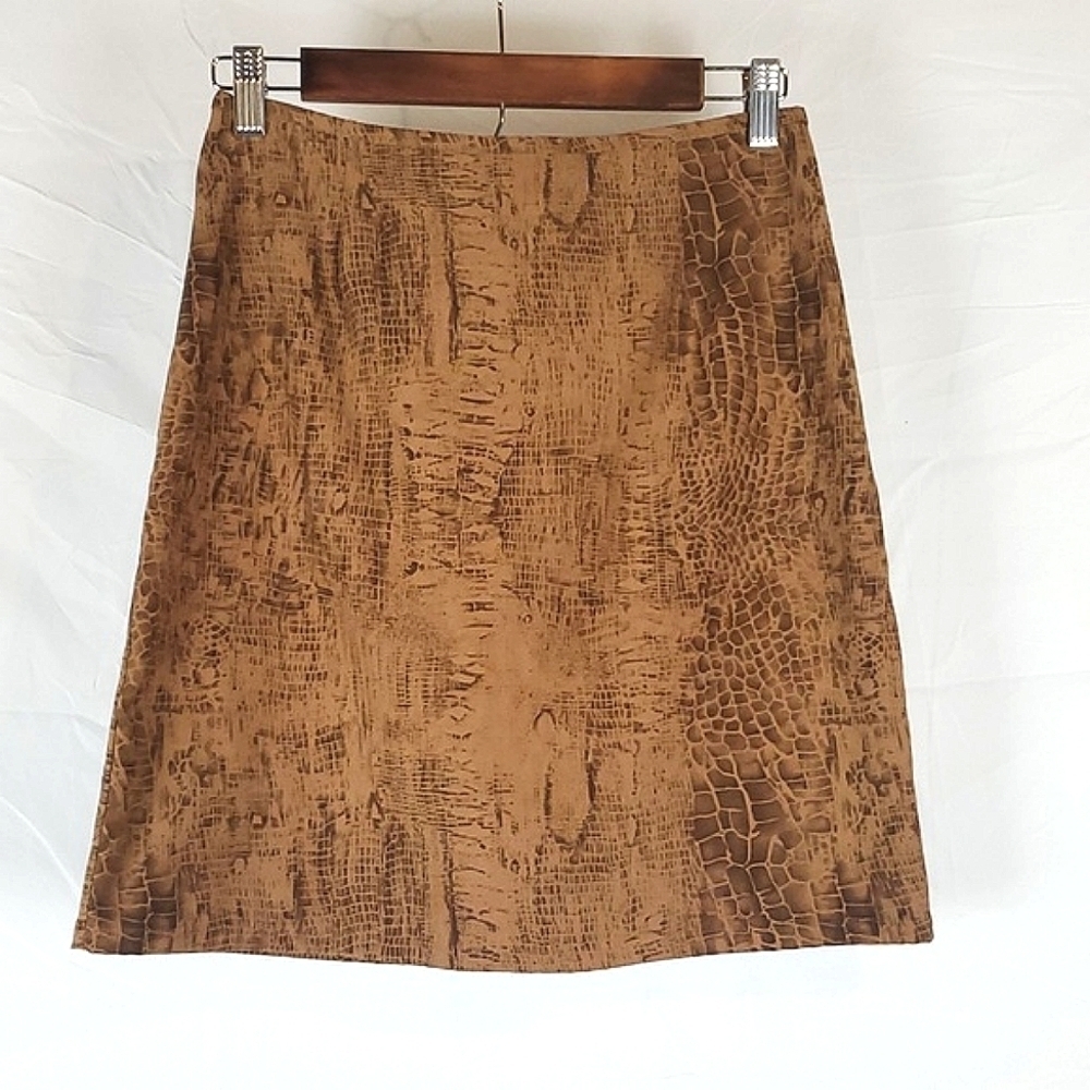 Vintage 90s G-dresses Snakeprint Mini Skirt‎